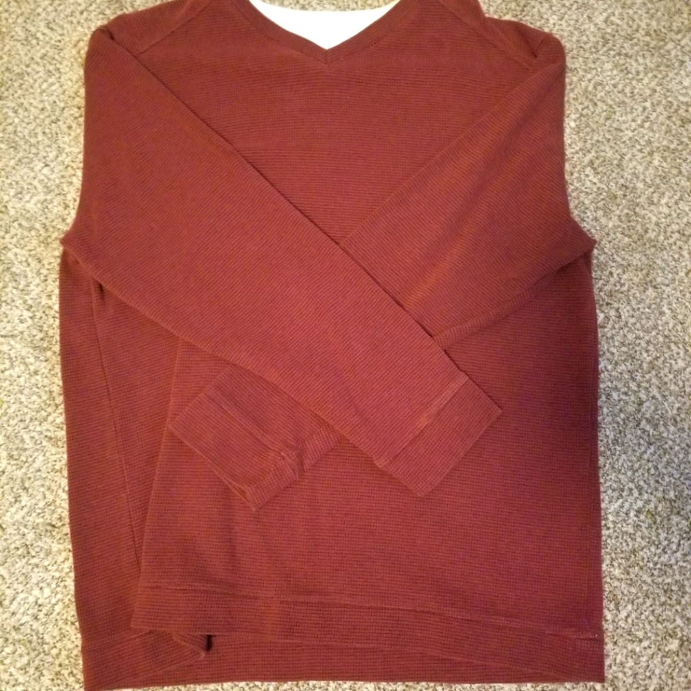 Men's Long Sleeve Waffle Shirt
